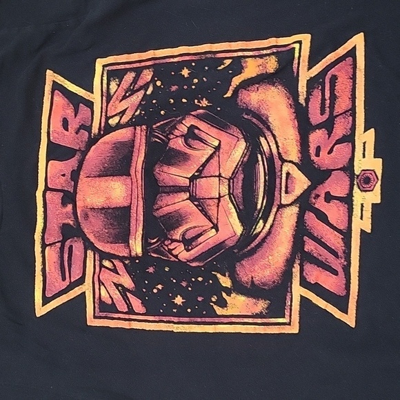 Star Wars Red Trooper Logo Poster Tee junior size small - Picture 3 of 8